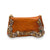 Leather Handbag | Brown w/ multi studs