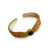 Bracelet | Golden w/ black stone