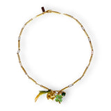 Necklace clover | Golden w/ Green