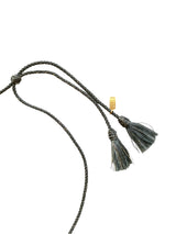 Necklace eagle | grey cord