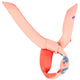Silky bandana | pink w/ "lips" print