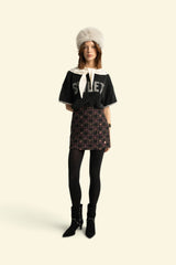 T-shirt w/ short sleeves | Faded black w/ "sweet" print