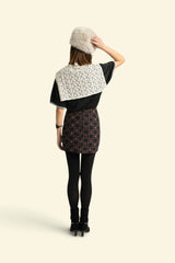 T-shirt w/ short sleeves | Faded black w/ "sweet" print