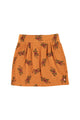 Short skirt | Brick w/ flowers