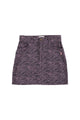 Short skirt | Lilac w/ zebra print