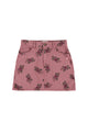 Short skirt | Old pink w/  flowers