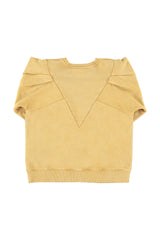 Fitted sweatshirt | Camel