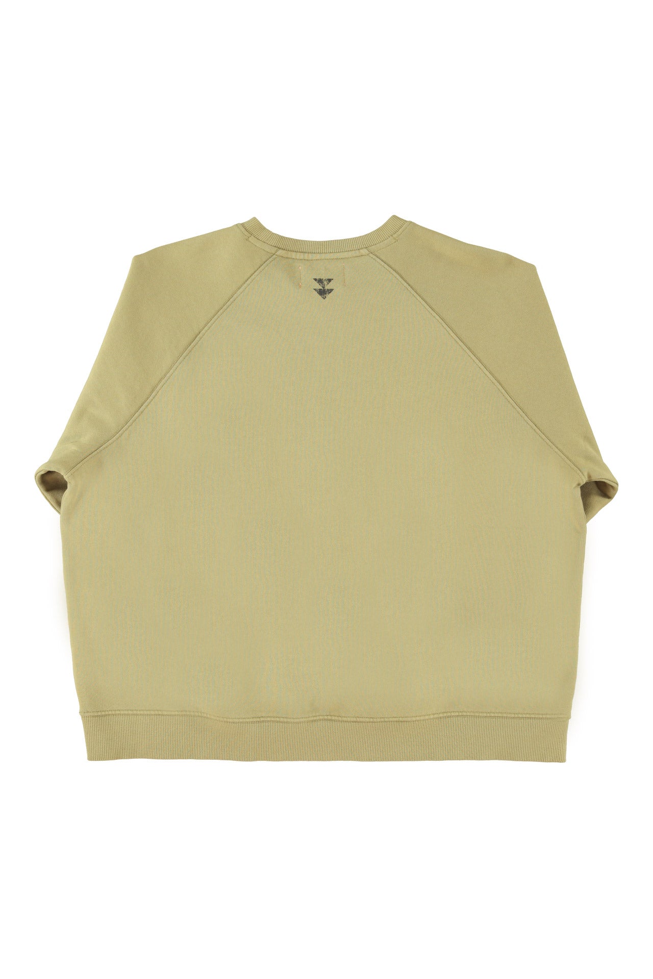 Fitted sweatshirt | Kakhi w/ "double trouble" print
