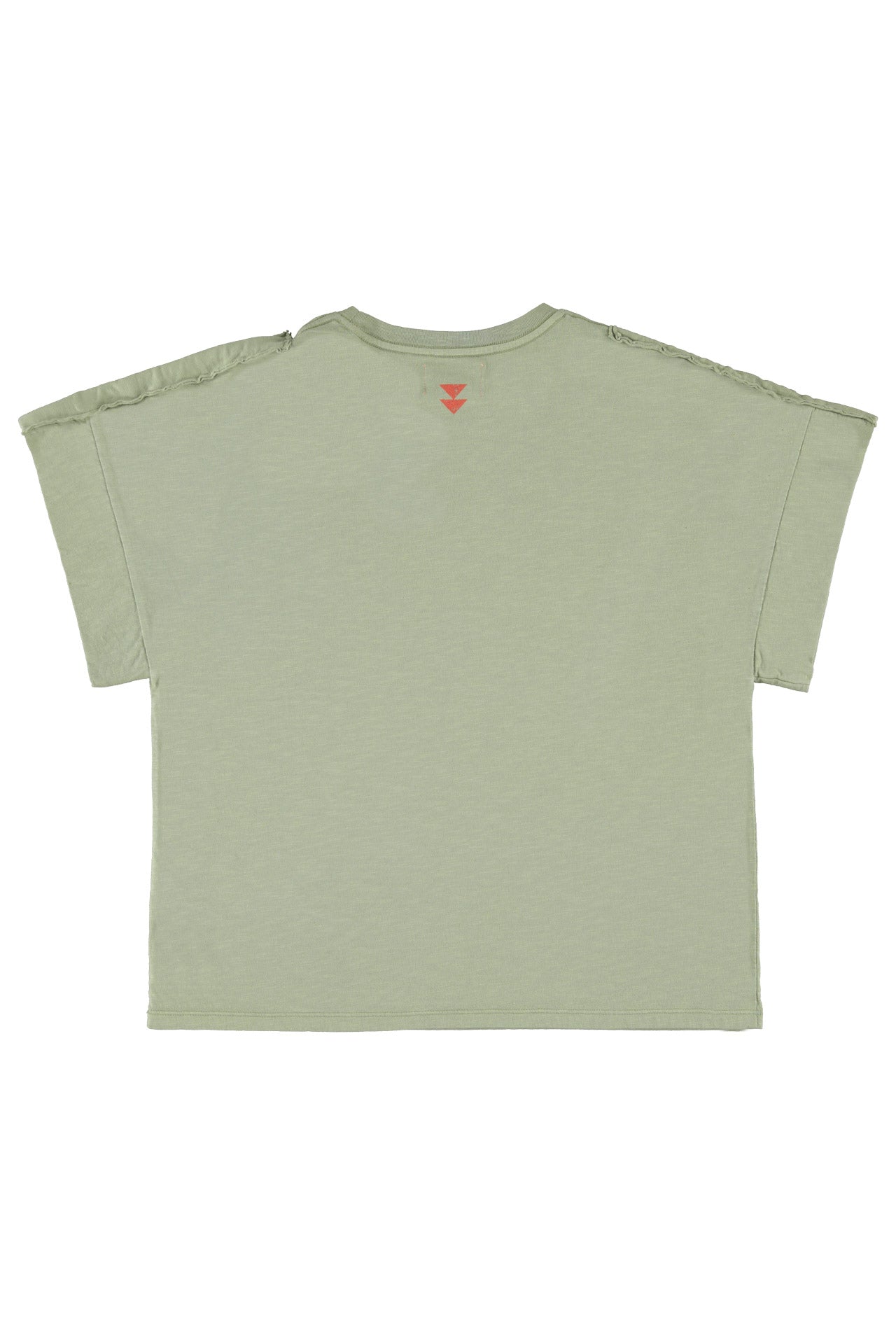 Short sleeve t-shirt | Green w/ "lover" print