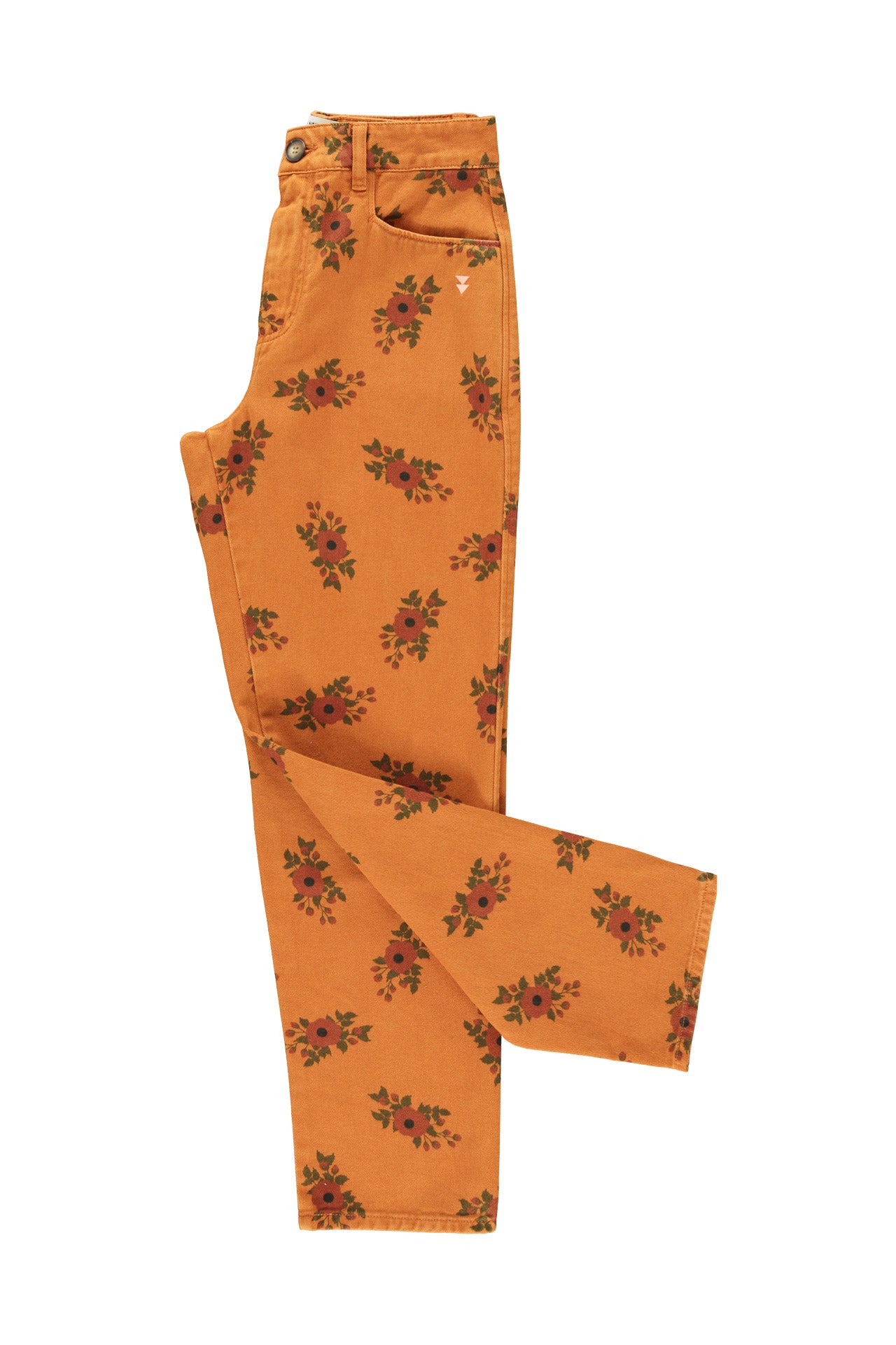 Trousers | Brick w/ flowers