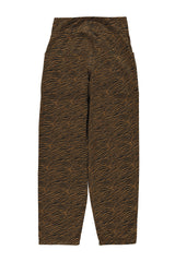 Trousers | Brown w/ zebra print