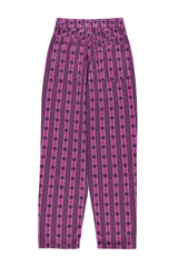 Trousers | Fuchsia w/ floral stripes