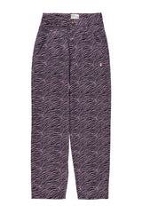 Trousers | Lilac w/ zebra print