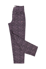 Trousers | Lilac w/ zebra print