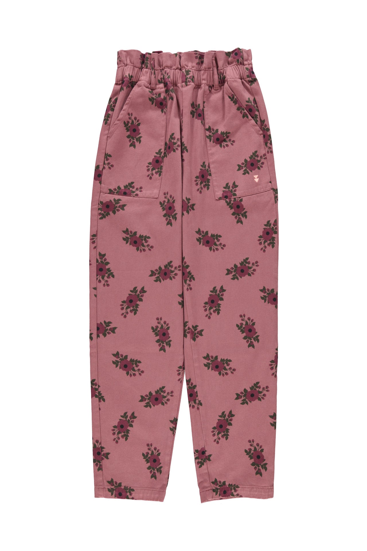 Trousers | Old pink w/  flowers