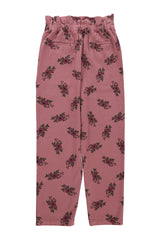 Trousers | Old pink w/  flowers