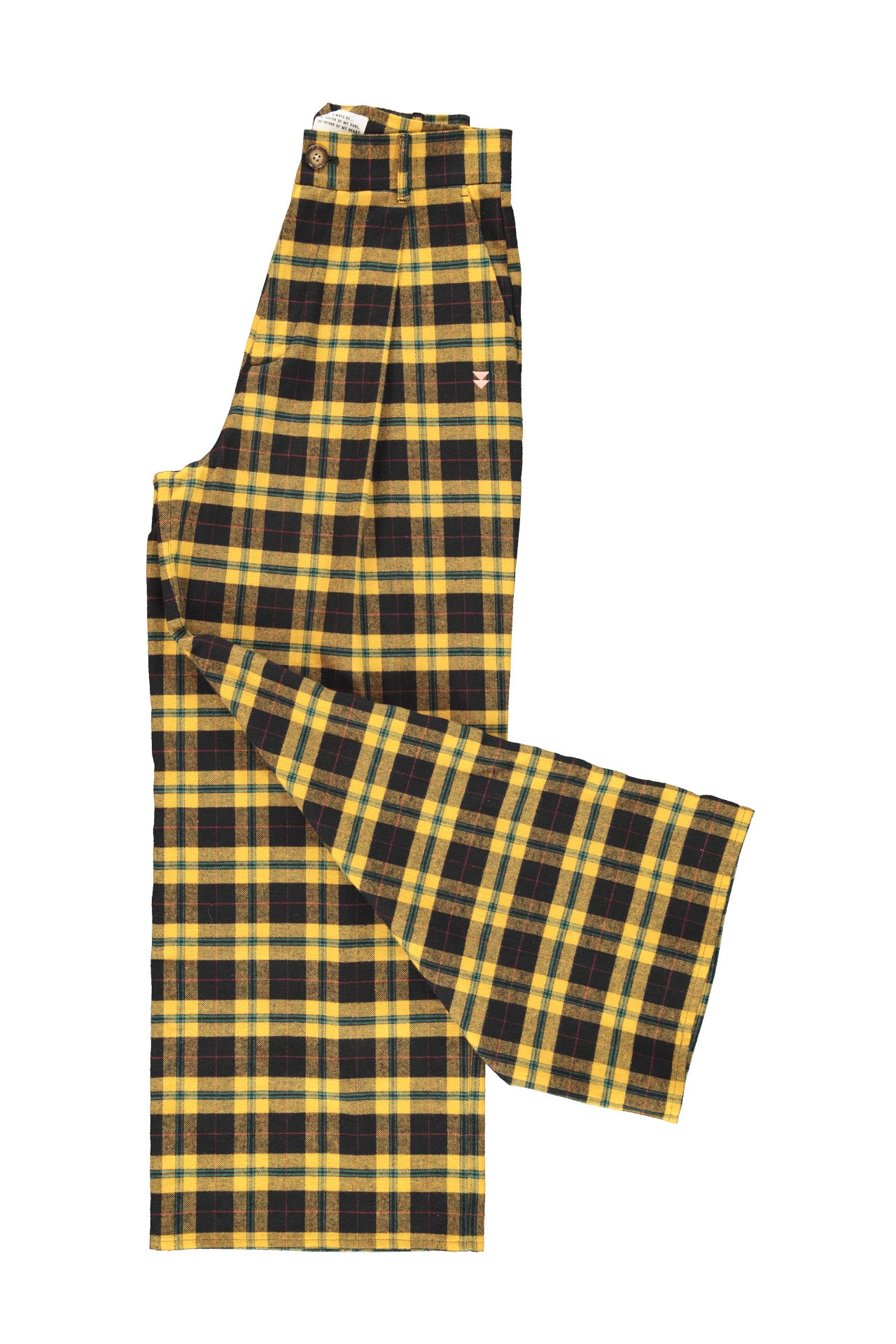 Trousers | Yellow & black checkered
