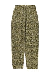 Trousers | Yellow w/ zebra print