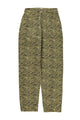Trousers | Yellow w/ zebra print