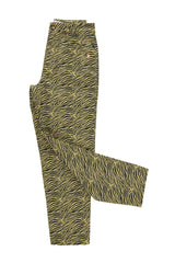Trousers | Yellow w/ zebra print