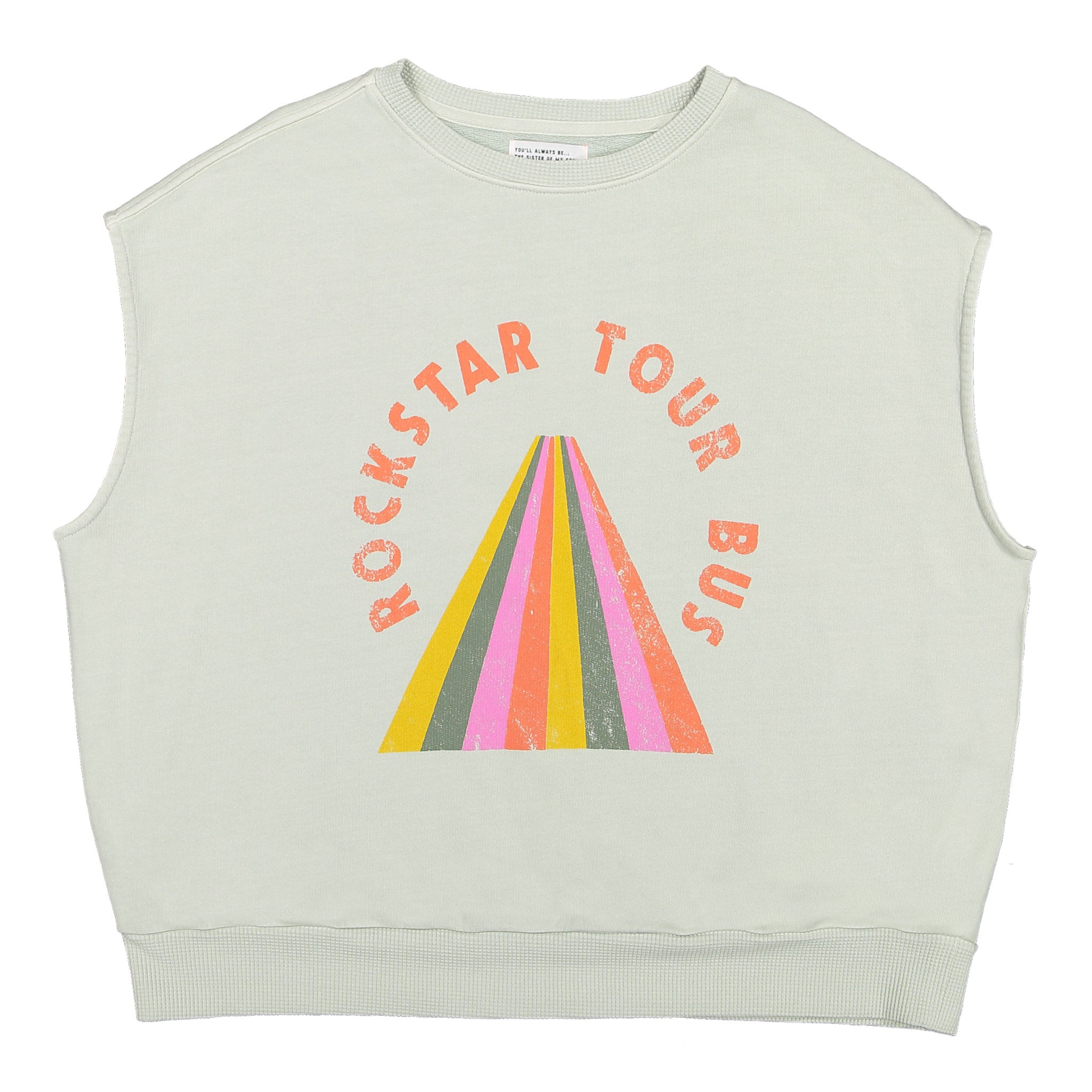 Hoodie Shop Sisters Apparel Rainbow Hoodie Sleeveless