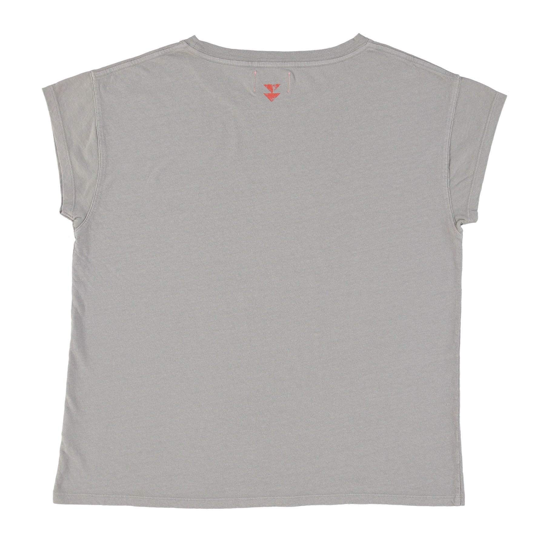 Short sleeve t-shirt | grey w/ "bagno" print