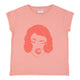 Short sleeve t-shirt | light pink w/ "bella" print