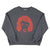 Sweatshirt | grey w/ "bella" print