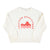 Sweatshirt | white w/ "costiera" print